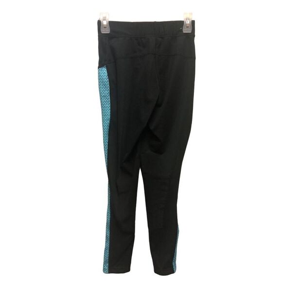 Kerrits Juniors Black and Blue Workout Activewear Horseback Riding Pants Size M - Picture 2 of 9
